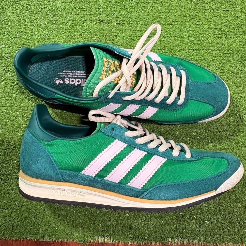 Adidas Originals SL 72 OG Green Women's Sneakers Size 6.5 Athletic Shoes